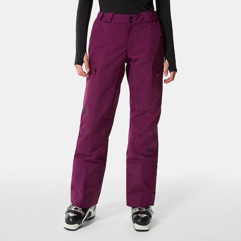 The North Face Pants Womens Australia - The North Face Lostrail Futurelight™ Purple Skiing And Snowb